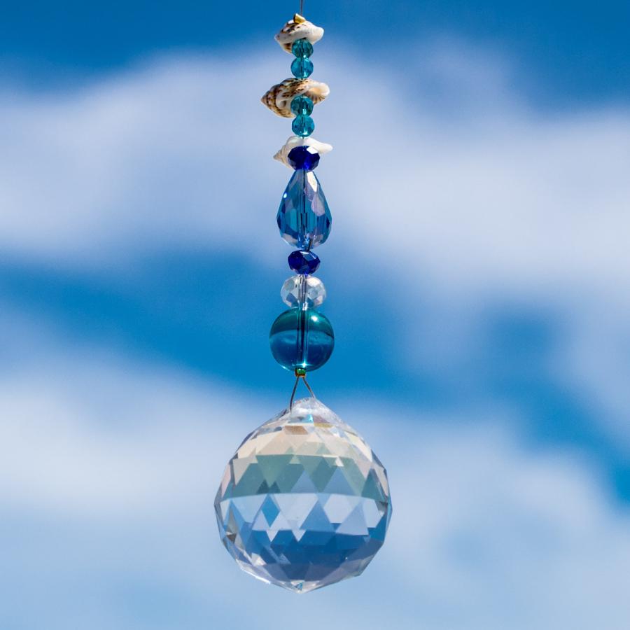 サンキャッチャー 海 30mm 海イメージ ブルー 青 沖縄 : Freaky Hands