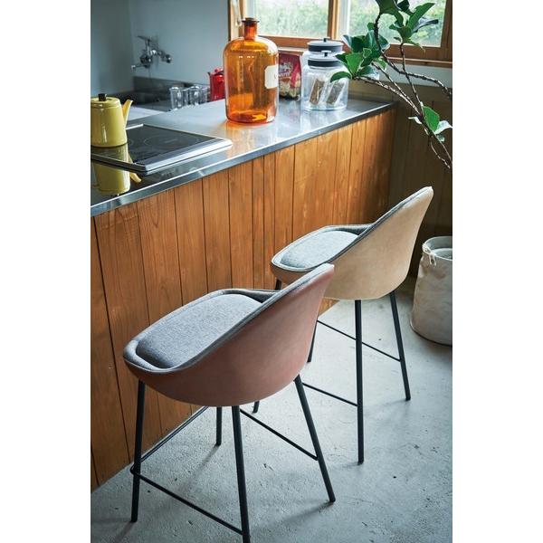 東谷 カウンターチェア TEC-42BE W47×D47×H87×SH65 6kg 組立