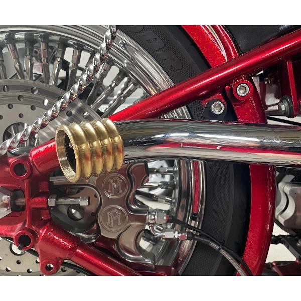 Hurley（ハーレー） ハーレー用 マフラーエンド チップ キャップ 真鍮