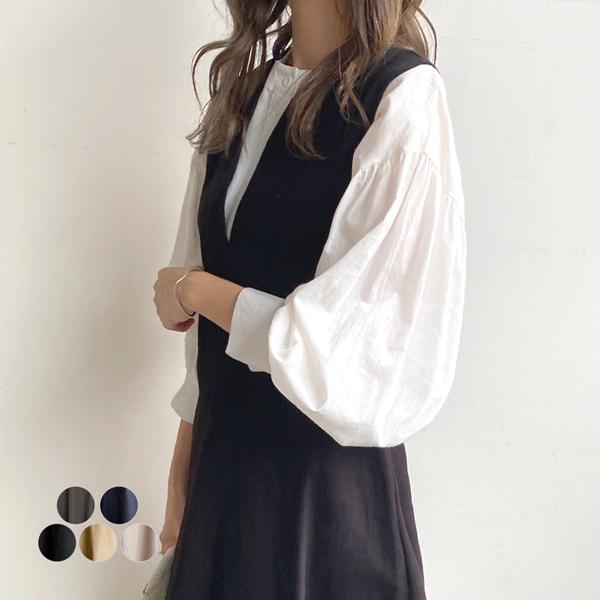 Futier Land（フューティアランド） ワンピース Vネック ロング