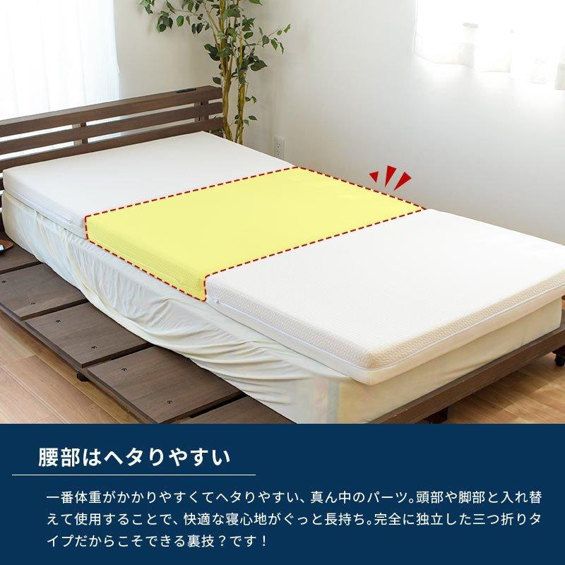西川（nishikawa） 高反発マットレス シングル ネオステージ 三つ折り