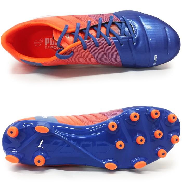 エヴォパワー 1.3 HG(103526-02)プーマ サッカースパイク ブルー