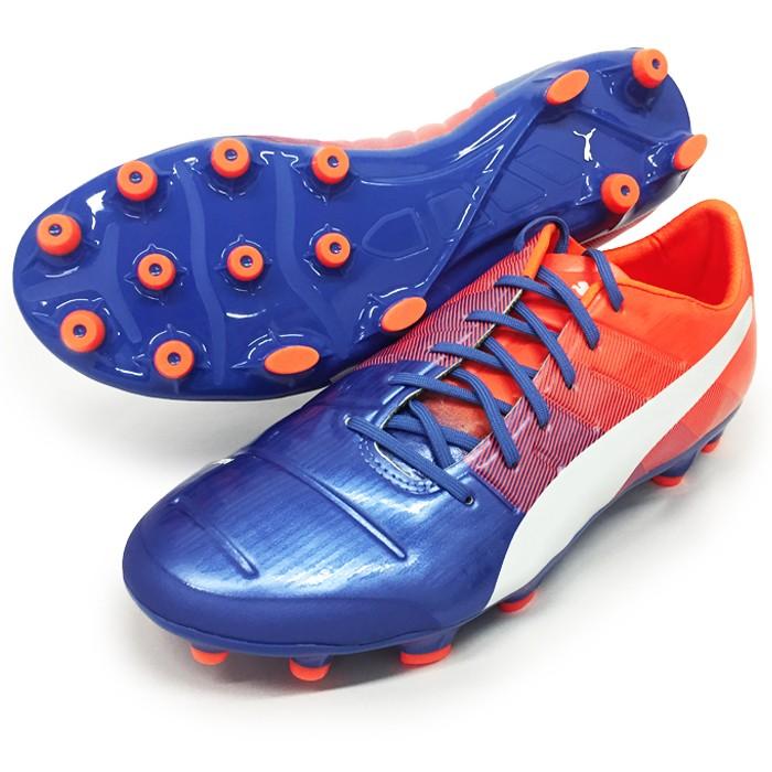 エヴォパワー 1.3 HG(103526-02)プーマ サッカースパイク ブルー