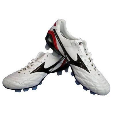 モレリアウェーブ(12KP90109) サッカースパイク ホワイト×ブラック