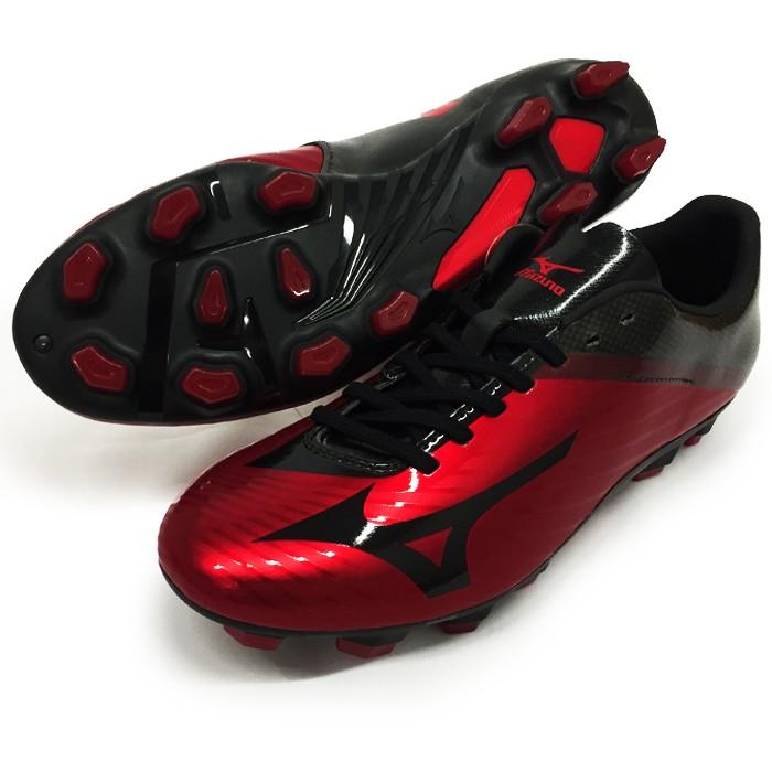 バサラ 102 MD(P1GA176309)ミズノ サッカースパイク レッド×ブラック