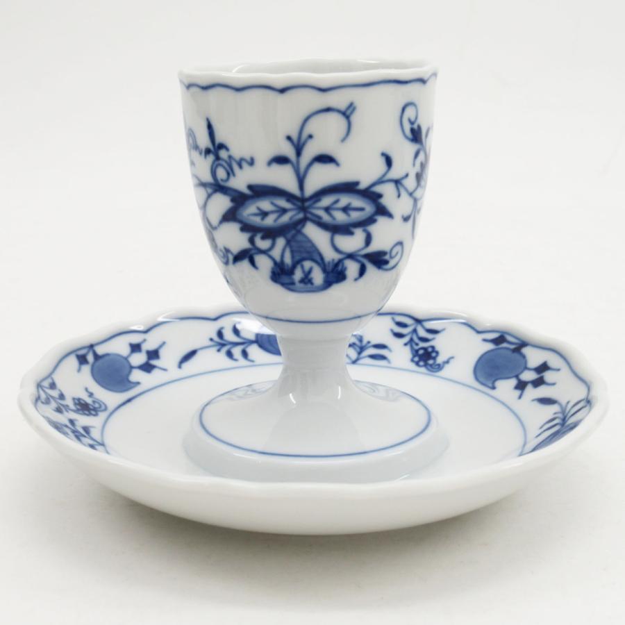 マイセン ブルーオニオン エッグスタンド 計4点 食器/陶器/卵置き