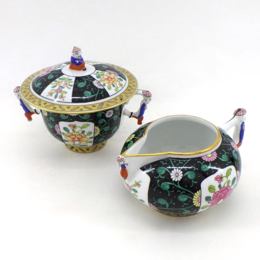 ヘレンド（HEREND） 西安の黒(SN) シノワズリ マンダリン シュガー