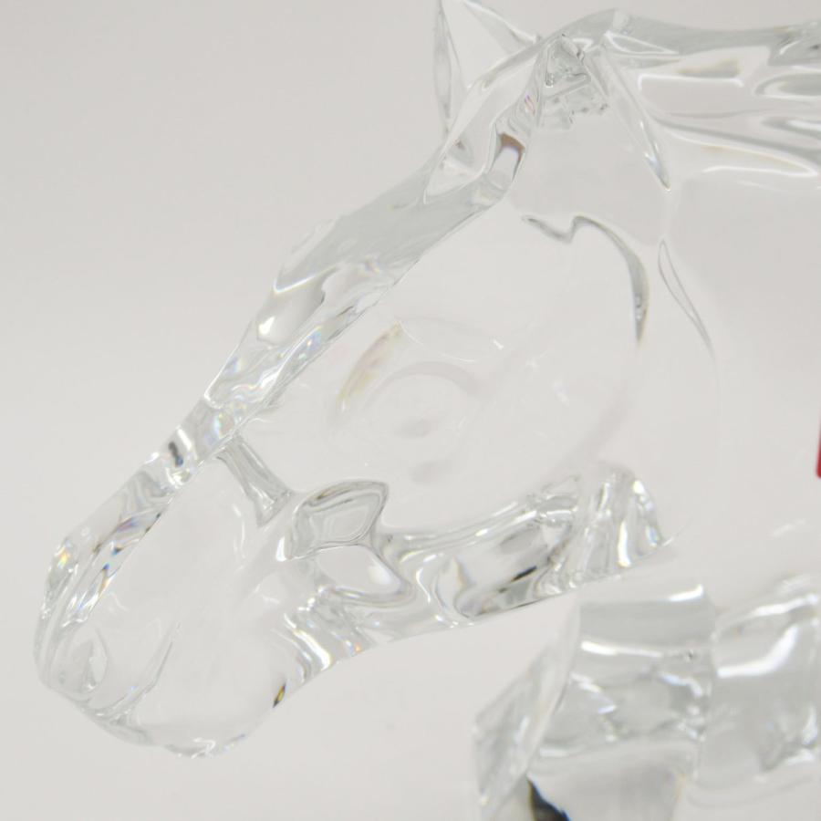 バカラ（Baccarat） ホースヘッド 馬の頭 フィギュリン 箱・台座付き