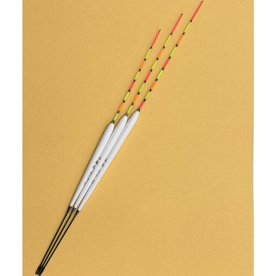 FUGEI 釣具 底釣り用 へら 浮き 底風 1〜3号 3本 セット 全長24〜28cm