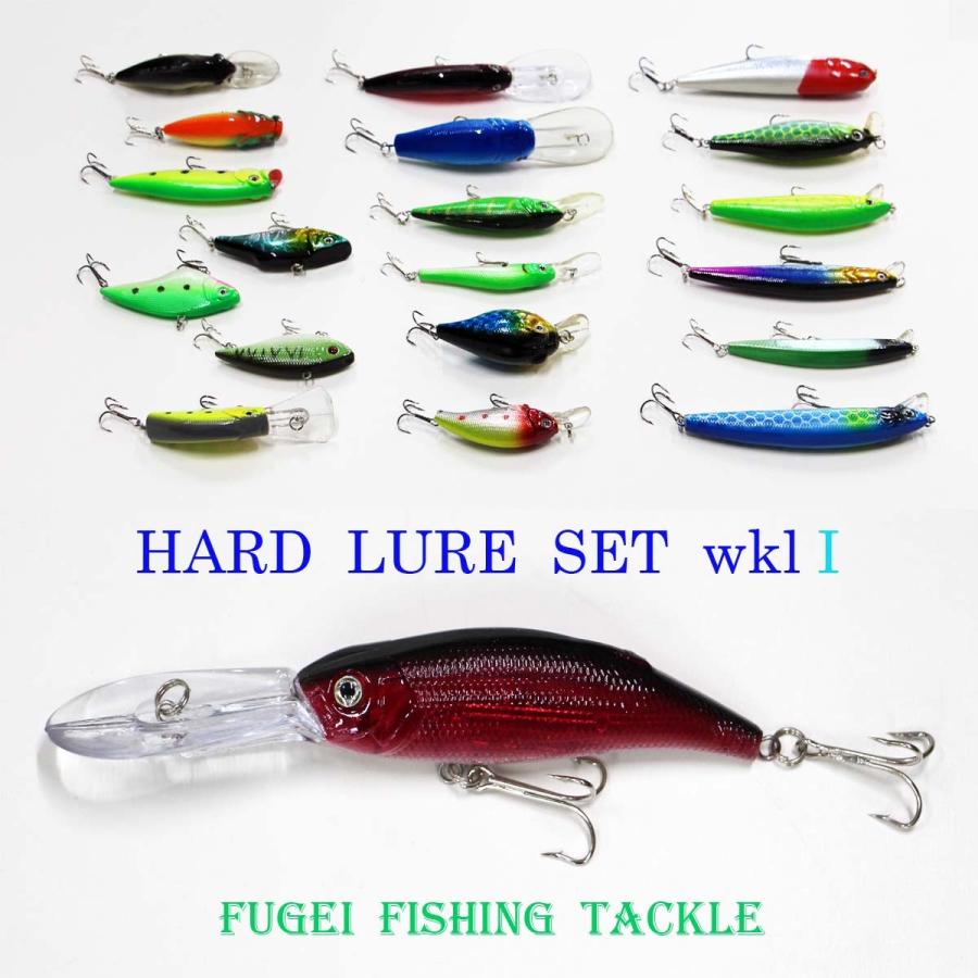 訳有 ルアー セット バス釣り ハードルアー 19個 Y12wkl19I バス釣り