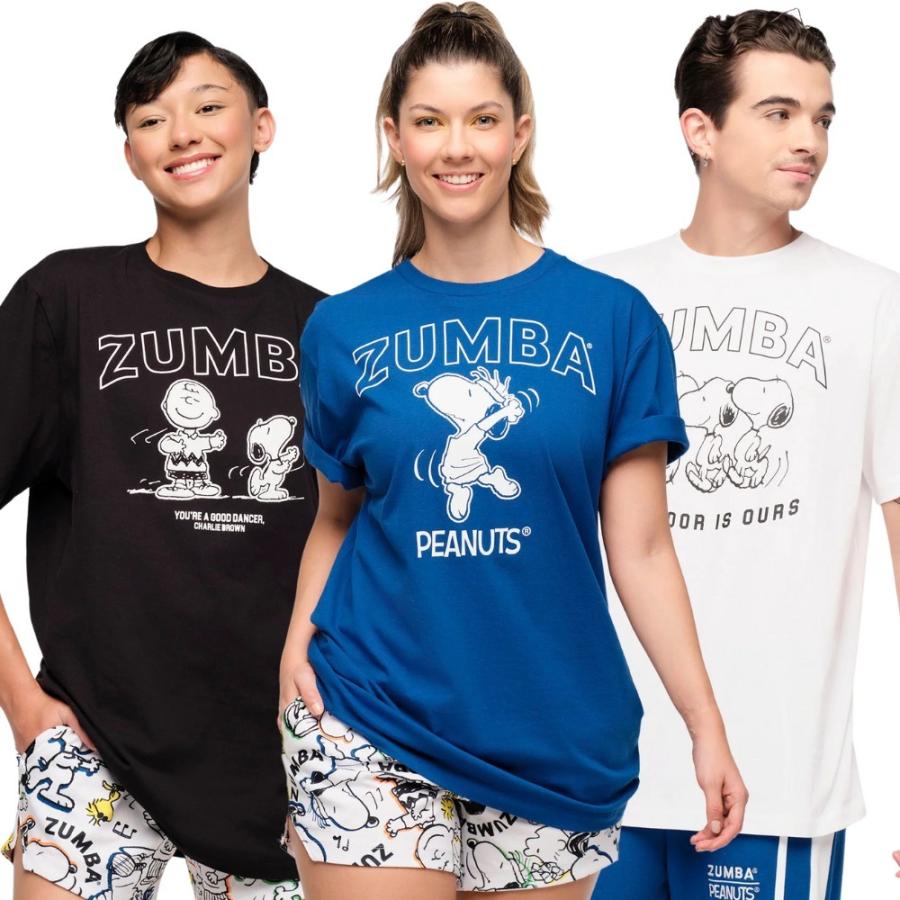 ズンバ（ZUMBA） スヌーピーコラボ Tシャツ 3色3枚セット ユニセックス