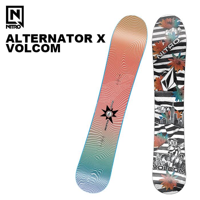 NITRO ナイトロ スノーボード 板 ALTERNATOR X VOLCOM 24-25 モデル