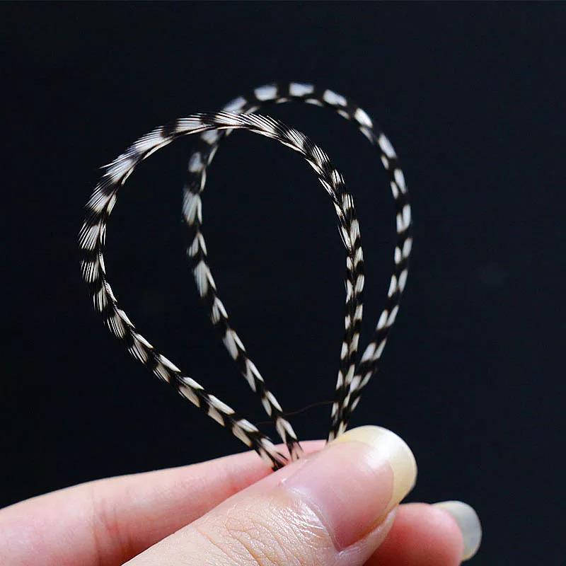 ホットホワイティンググリズリーフライイングサドルハックル20ウイング