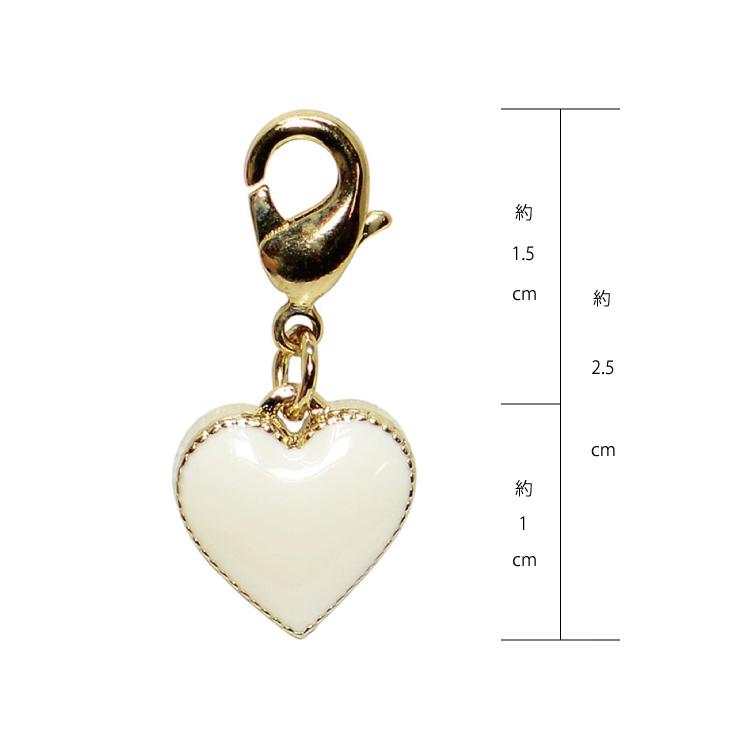 ハートチャーム 5カラー チャーム モチーフ シルバー ゴールド