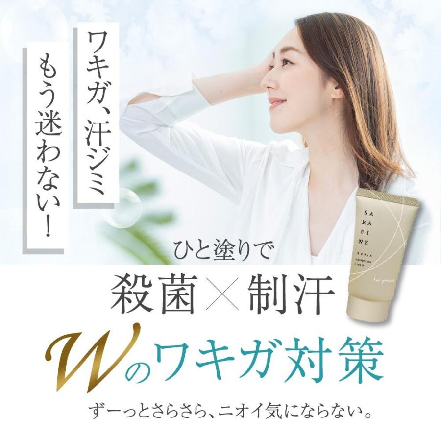 フロムココロ ワキガ 脇汗 クリーム SARAFINE サラフィネ ワキガ対策