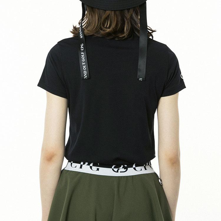 CPG GOLF 【期間限定】 スタンドネックワンサイド切り替えラインSS