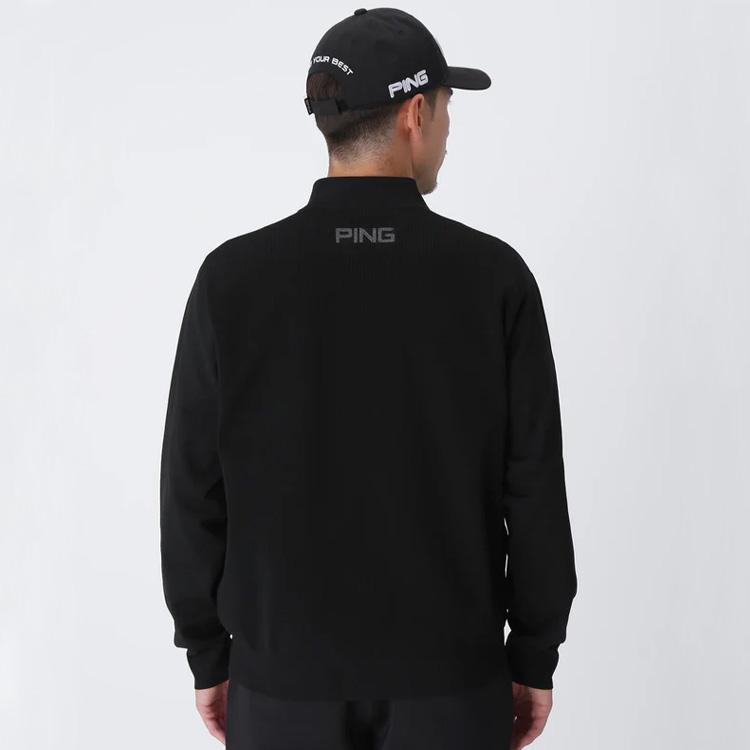 PING（ピン） ハーフジップハイネックニット メンズ 2025秋冬 ゴルフ