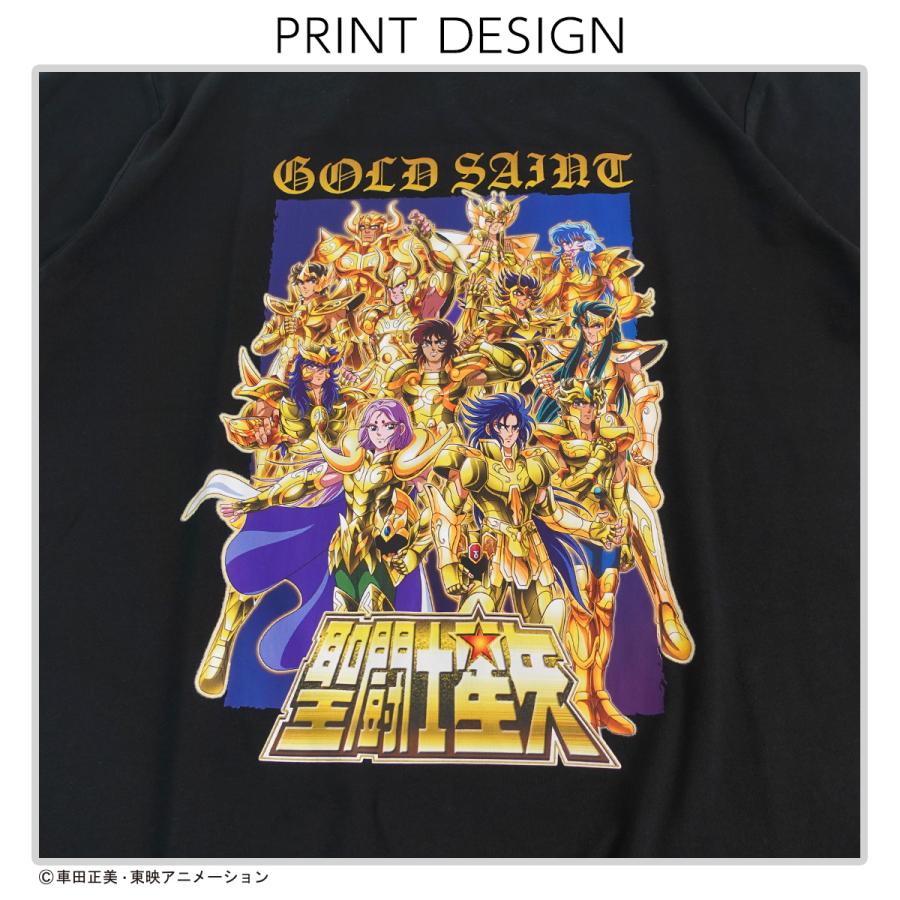 聖闘士星矢 セイントセイヤ Tシャツ 半袖 グッズ メンズ ブラック