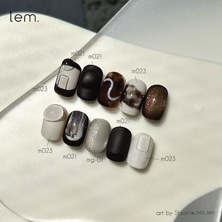 カラーチャート台紙付き】lem. レム カラージェル 全色100色セット 各