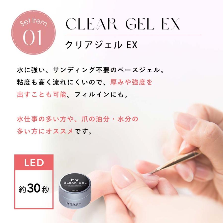 para gel クリアジェルEX 4g ＋ PREGEL マジカルプライマー セット