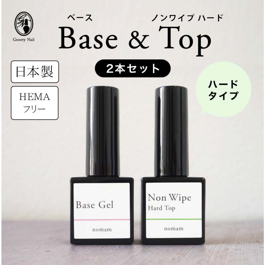 HEMAフリー ベースジェル＆ノンワイプハードトップジェル2点セット