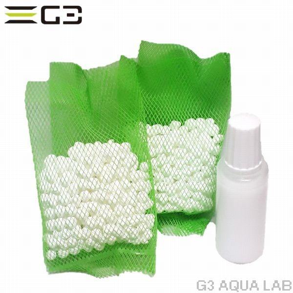 イオン吸着ろ過材 リバースプラスグレイン フレッシュ 小型水槽用 : G3