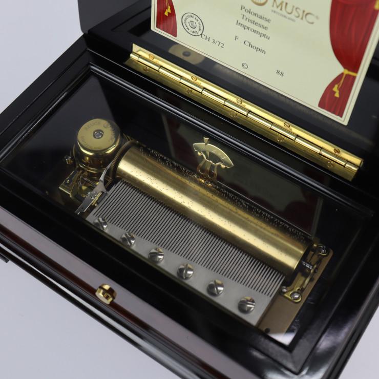 美品 REUGE リュージュ オルゴール CH3/72 AXA.72.5650.000.0088 花柄