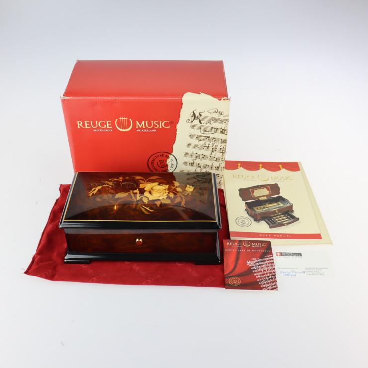 美品 REUGE リュージュ オルゴール CH3/72 AXA.72.5650.000.0088 花柄