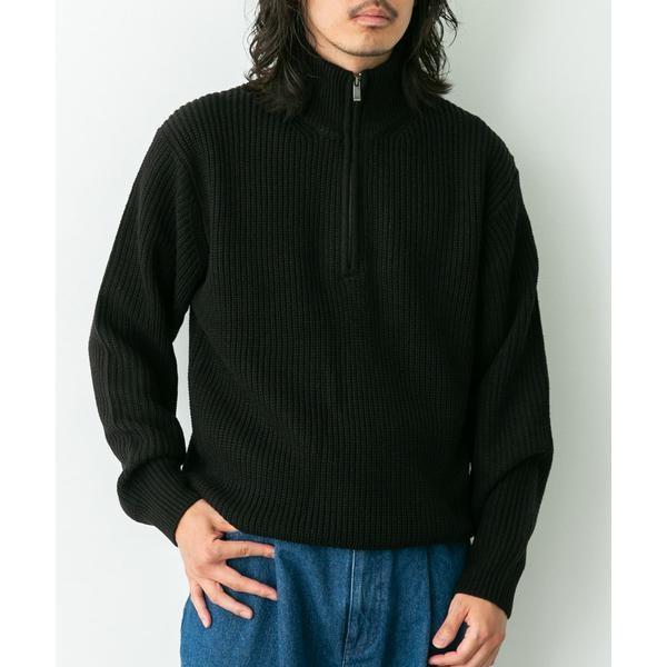 マルチサイズハーフジップニットプルオーバー : マルイ(丸井)Yahoo!店