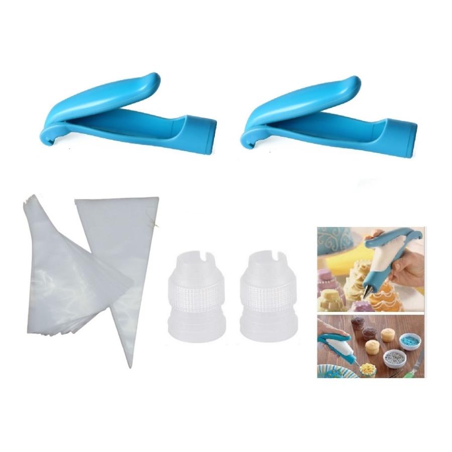 製菓用道具24pcsセット 配管チューブ 絞り袋 キャッパー（カプラー