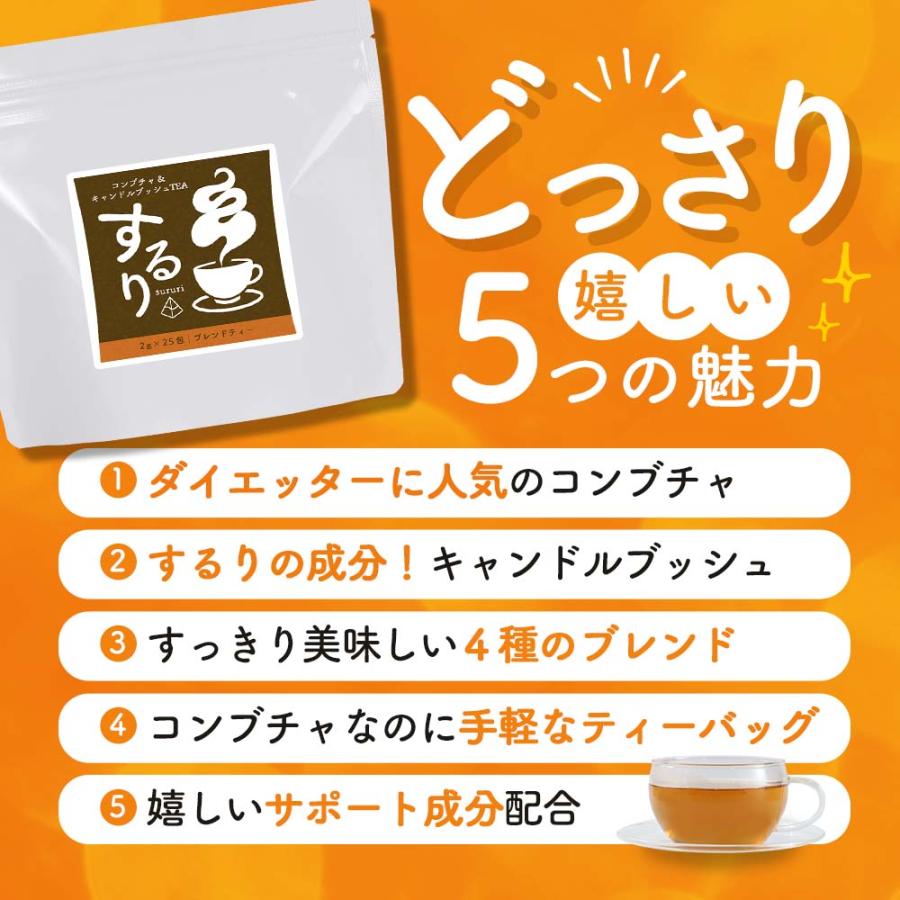 コンブチャクレンズ 25包 選べる ティーバッグ ダイエットドリンク