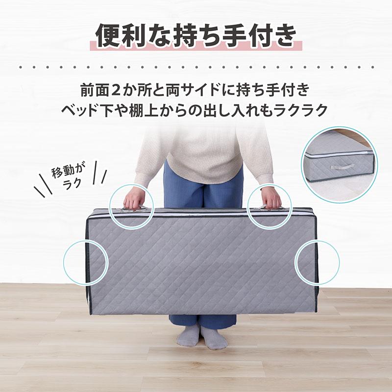 アストロ公式 製品保証付き ベッド下収納ケース 2個組 衣類収納 不織布