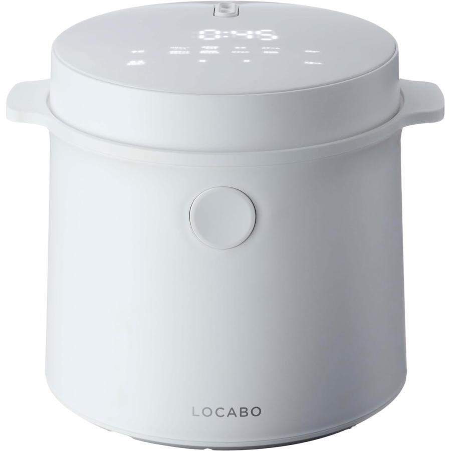 糖質カット White LOCABO ロカボ 炊飯器 JM-C20E-W ホワイト 炊き2合