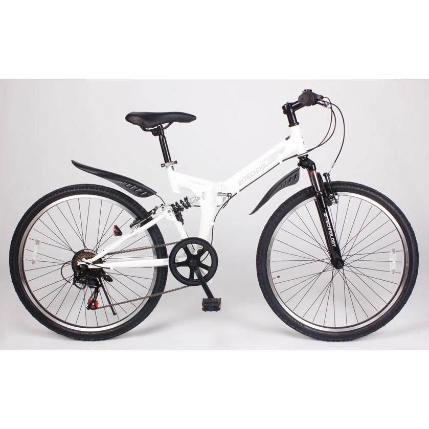 21Technology マウンテンバイク 26インチ 自転車 シマノ製 6段変速