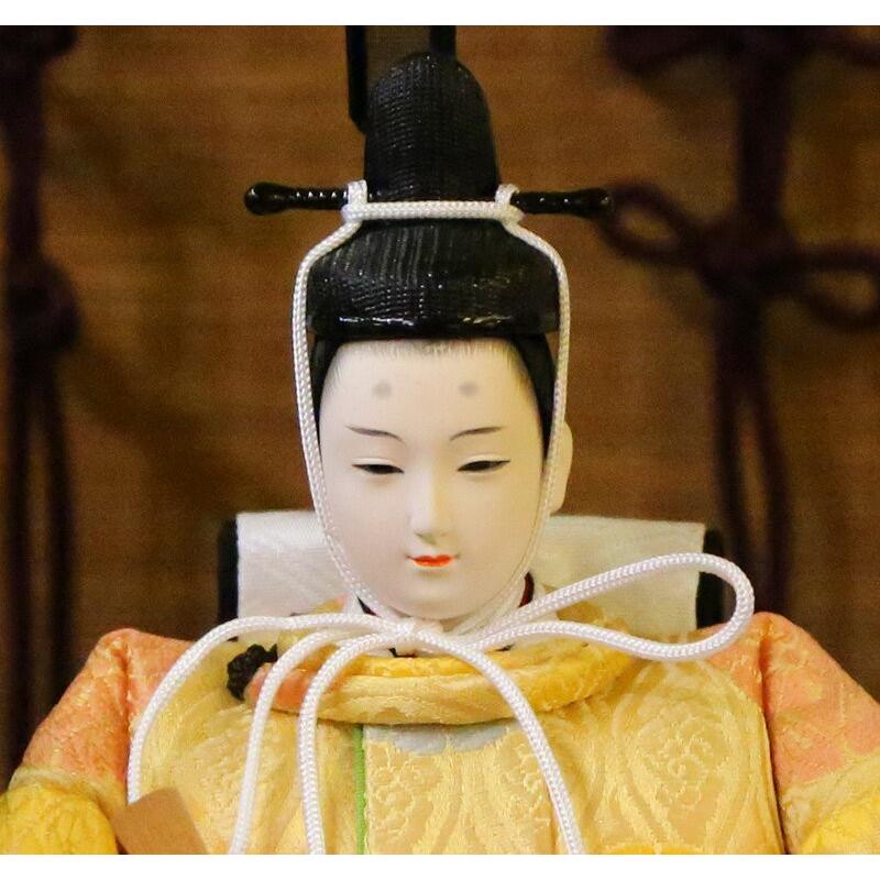 久月 雛人形 飾り方 収納飾り 三段 着付 光園 花がすみ 小三五親王