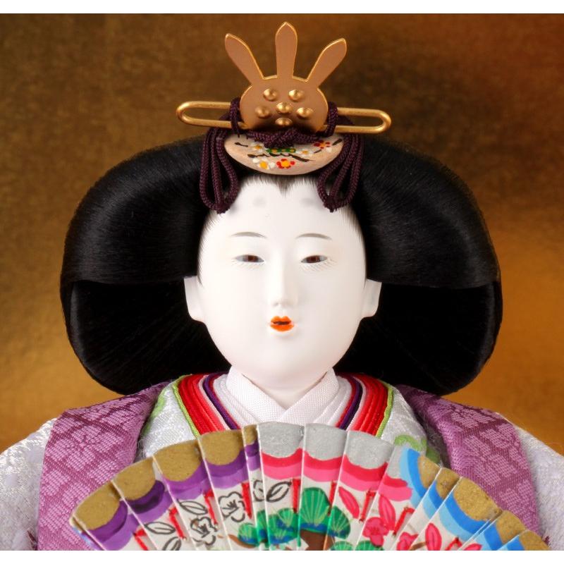 雛人形 ひな人形 毛氈二段飾り 五人飾り 駿河雛人形 望月麗光作 山科雛