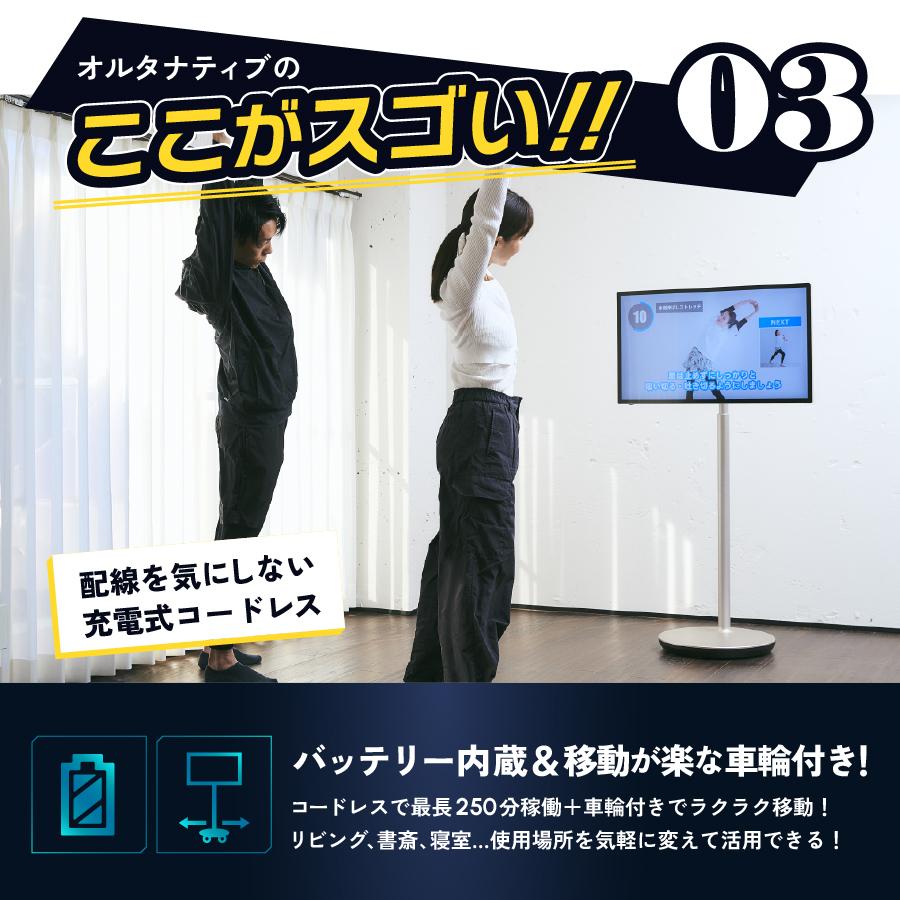 Adget Alternative 32inch スタンド付き大画面タブレット モニター 4K