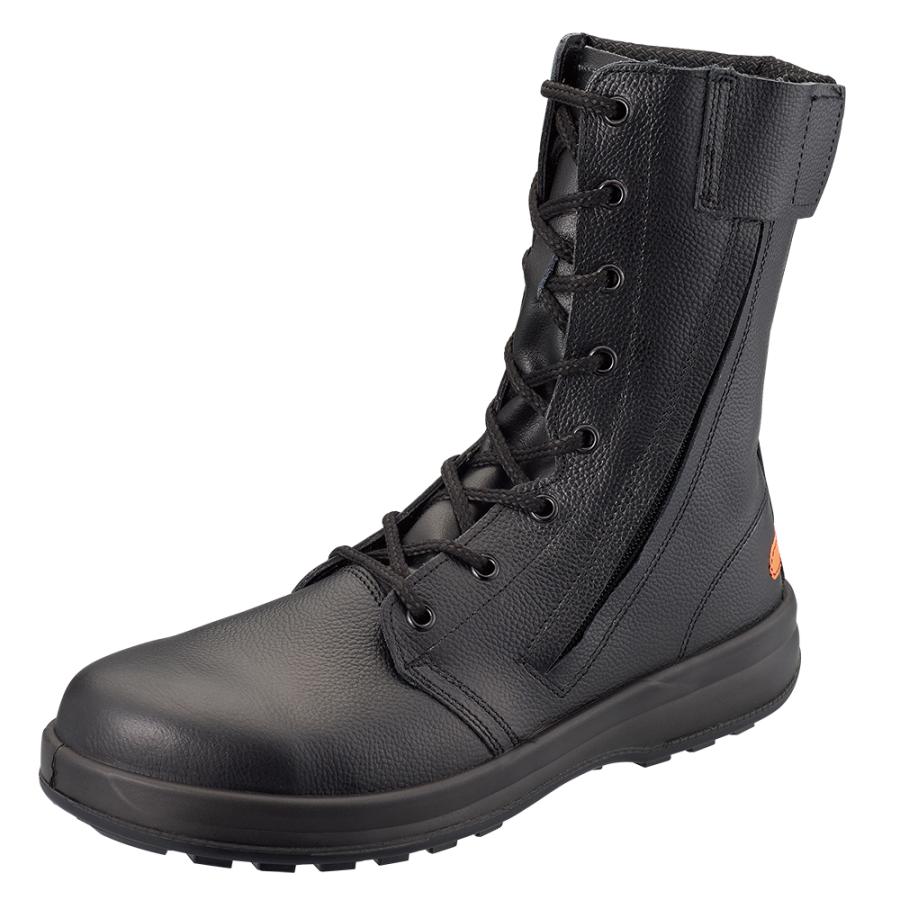 シモン 安全靴 WS33 静電靴消防 長編上チャック付き 踏み抜き防止板