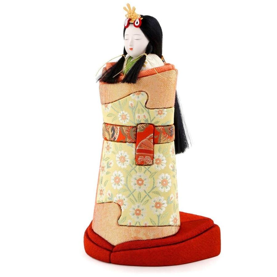 雛人形 コンパクト 一秀 ひな人形 木目込人形飾り ケース飾り 親王飾り