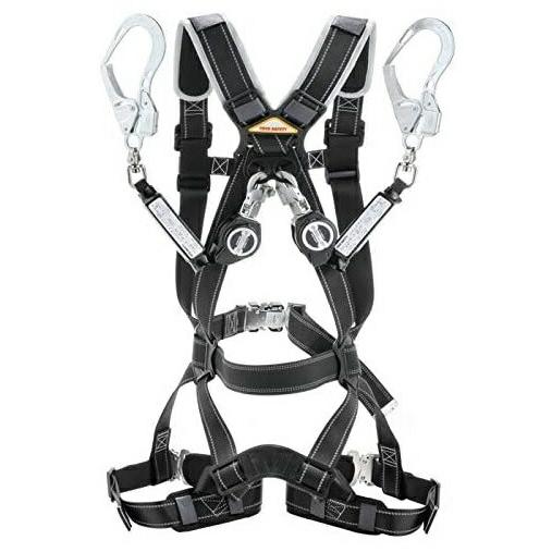 新規格 トーヨー フルハーネス型 小型巻取式ダブルランヤード No.FGH