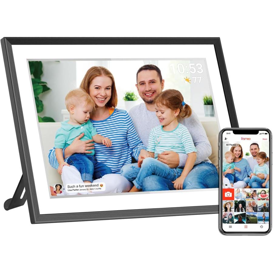 デジタルフォトフレーム WiFi 10.1インチ 32GB内蔵 アルバム スマホ