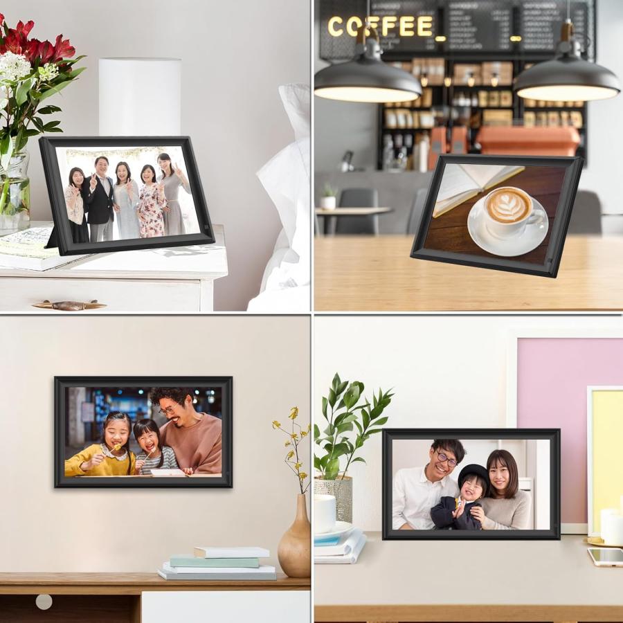 新型/動画写真混合再生】デジタルフォトフレーム wifi デジタル