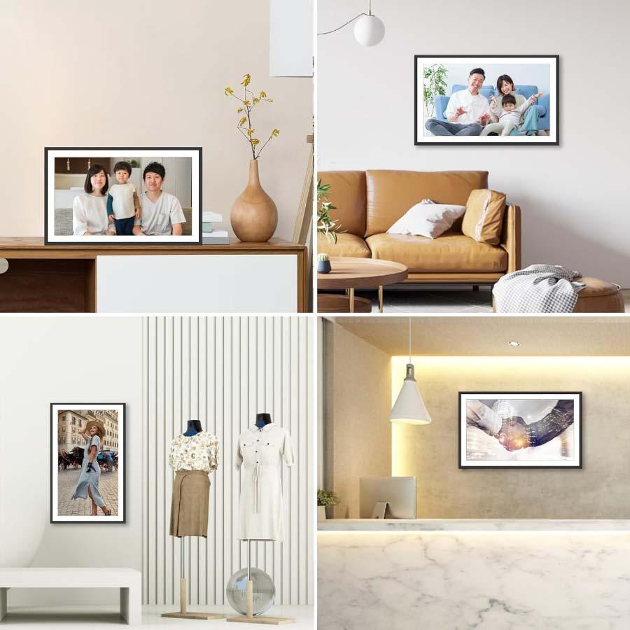 デジタルフォトフレーム 15.6インチ wifi対応 32GB内蔵メモリー スマホ