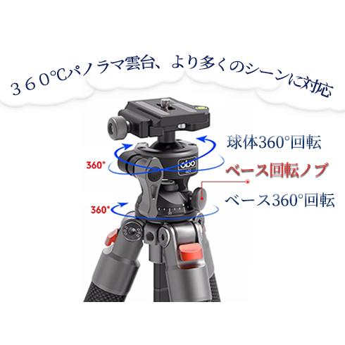 三脚 雲台 セット ビデオ カメラ N255C+S26 軽量 中軸 遠望カメラ