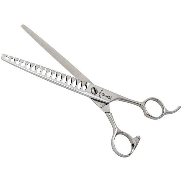 菊王冠 7インチ ブレンディングシザー トリミングシザー カット率70