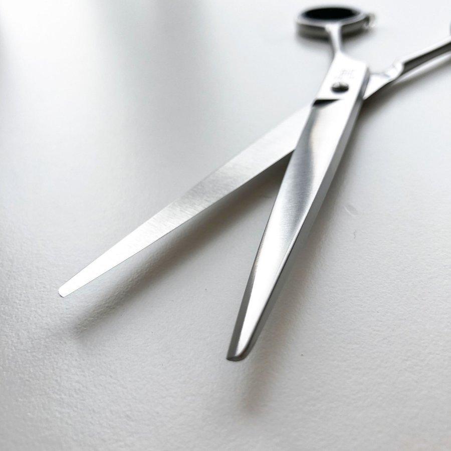 菊王冠 禅 日本製 はさみ 仕上 荒刈り用鋏 トリミングシザー 7インチ