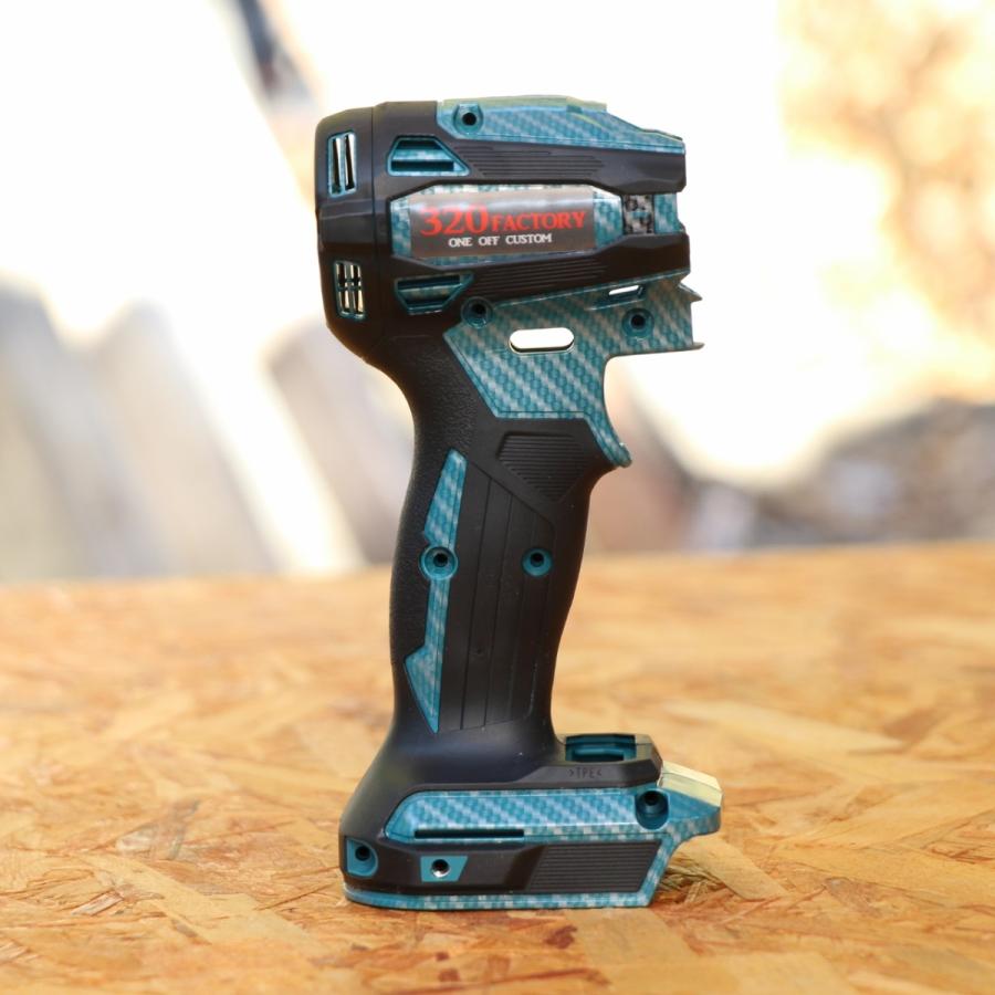 makita改 TD172-BG-CB マキタブルー カーボン柄 インパクトドライバー