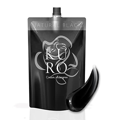 新品 バランローズ KUROクリームシャンプー 400g 白髪染め ナチュラル
