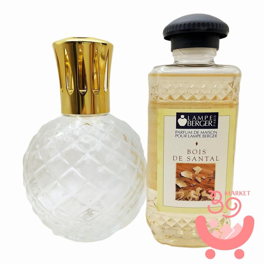 オイル付 ランプベルジェ アロマランプ パイナップル クリア + オイル