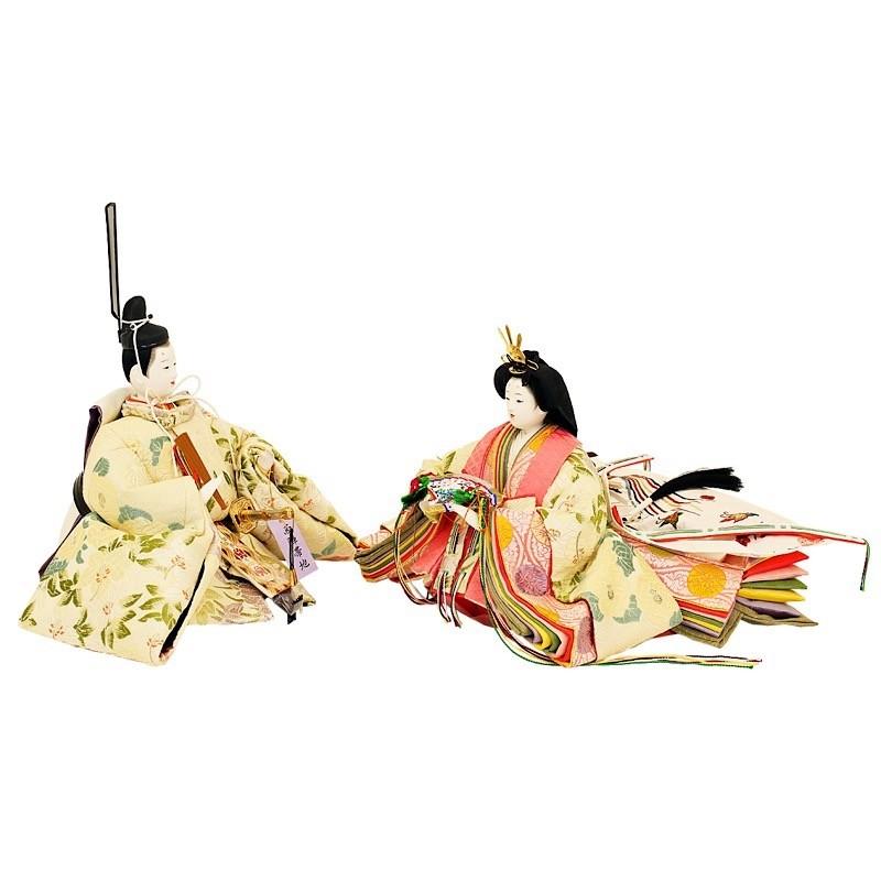 雛人形 ひな人形 京雛 平安雛幸作 衣装着雛人形 親王飾り（二人雛